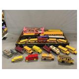 Lot Of Die-Cast, Plastic Assorted Buses