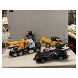 RC Batmobile, B.O. Police Wrecker & Reports bot,