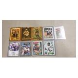 (9) Assorted NFL Football Cards