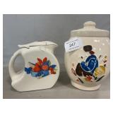 1940ï¿½s McCoy Dutch Boy Cookie Jar (Some Chips),