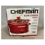 Sealed Chefman Slow Cooker, (Box Appears To Have