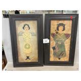 Angel Folk Prints;Measure 20" x 12?