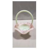 (1) Vintage Fenton Art Glass Basket (7.5" Tall)