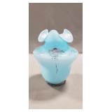 (1) Vintage Fenton Art Glass Vase (7" Tall)
