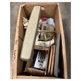 Box Lot With Desk Lamp