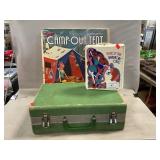 1970ï¿½s Barbie Tent, Vintage Duitcase With Dolls,