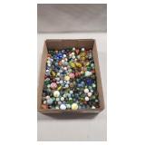 Tray Of Assorted Marbles