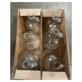 (6) 1-Gallon Glass Jugs