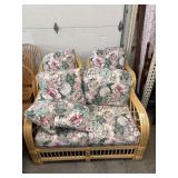 (3) Piece Rattan Seating Set