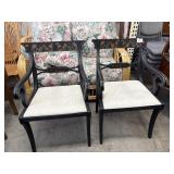(2) Wooden Arm Chairs