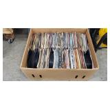 Box Lot Of Assorted Vintage "45" Records, 1970ï¿½s