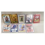 (8) Assorted NFL Football Cards & (1) Basketball
