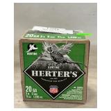 (25) Herterï¿½s 20 Gauge Shotgun Shells