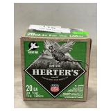 (25) Herterï¿½s 20 Gauge Shotgun Shells