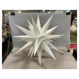 Hard Plastic Moravian Star-Style Hanging Light