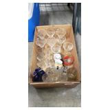 Box Lot Of Assorted Glassware & More