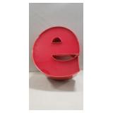 (1) Vintage Industrial Illuminated Red Lower-Case