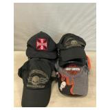 (10) Harley Davidson & Assorted Hats