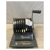 Vintage Paymaster Check Writer Machine