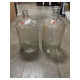 (2) Glass Water Bottles