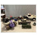 1998 Bandai Battering Ram Vehicle & Assorted Toy