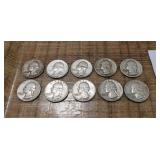 (10) U.S. Silver Quarters