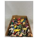 Collection Of Toy Animals, Dinosaurs, Insects,