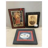 Christmas Prints, Vintage Portrait