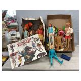 Lot Of Marx Johnny West Dolls (Partials) &
