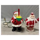 Mid-Century Santa Bubble Light (Works), Santa