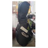 Assorted Golf Clubs & Bag