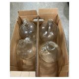 (4) 1 Gallon Glass Jugs