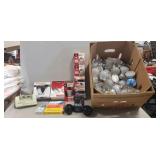 Box Of Assorted Light Bulbs