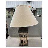 Resin House Table Lamp