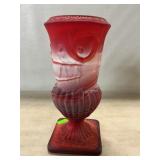 Imperial Slag Glass Vase, 8 1/2? High