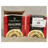 (50) Federal 20 Gauge Shotgun Shells