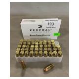 (50) Rounds Of Federal 9mm Luger Ammo