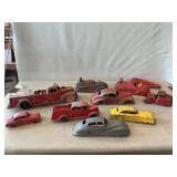 Sun Rubber Mickey Mouse & Donald Duck Cars,