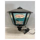 Vintage Lighted Genesee Advertising Sign