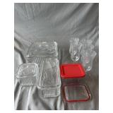 Glass Refrigerator Dishes, Pyrex & More