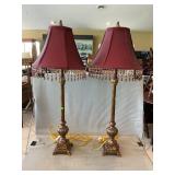 Pair Of Vintage-Style Buffet Lamps