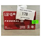 (20) Rounds Of 5.56 x 45mm Ammo