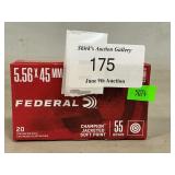 (20) Rounds Of 5.56 x 45mm Ammo