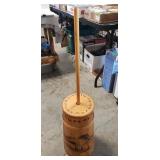 Decorative Wooden Butter Churn