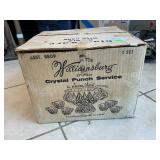 Vintage Punch Bowl In Original Box