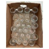 (24) Assorted Canning Jars