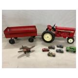 1970ï¿½s Ertl Tractor & Wagon, Kilgore Plane,