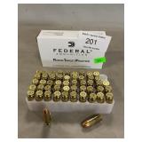 (50) Rounds Of Federal 9mm Luger Ammo