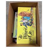 Box Lot With. ï¿½Wizard Of Ozï¿½ Game, Puzzle, Books,