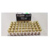 (50) Rounds 9mm Luger Ammo